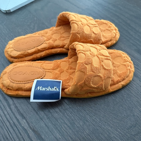 BNWT COACH Bridgett Sandal In Signature Terry Cloth! SIZE 7.5! - Picture 8 of 11